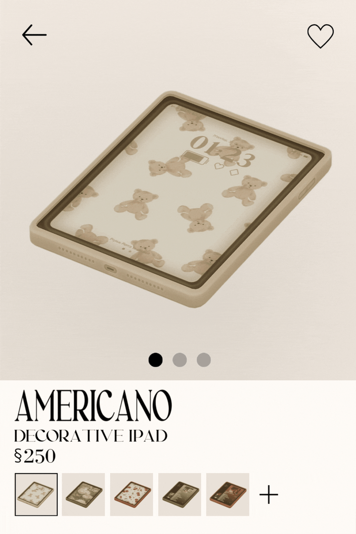 Галерея мода Набор предметов Americano #3